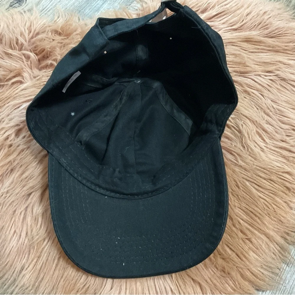 Disney Mickey Embroidered Black Adjustable Hat NWT